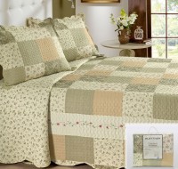 Kit Cobreleito Solteiro Edredom Matelassê Ornare Margot